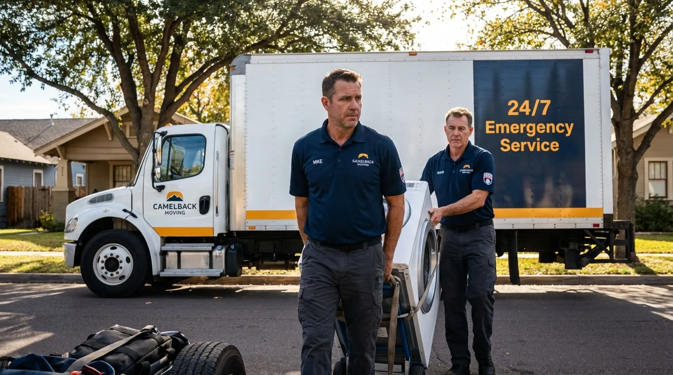 CamelBack Moving crew loading furniture in New Egypt, NJ