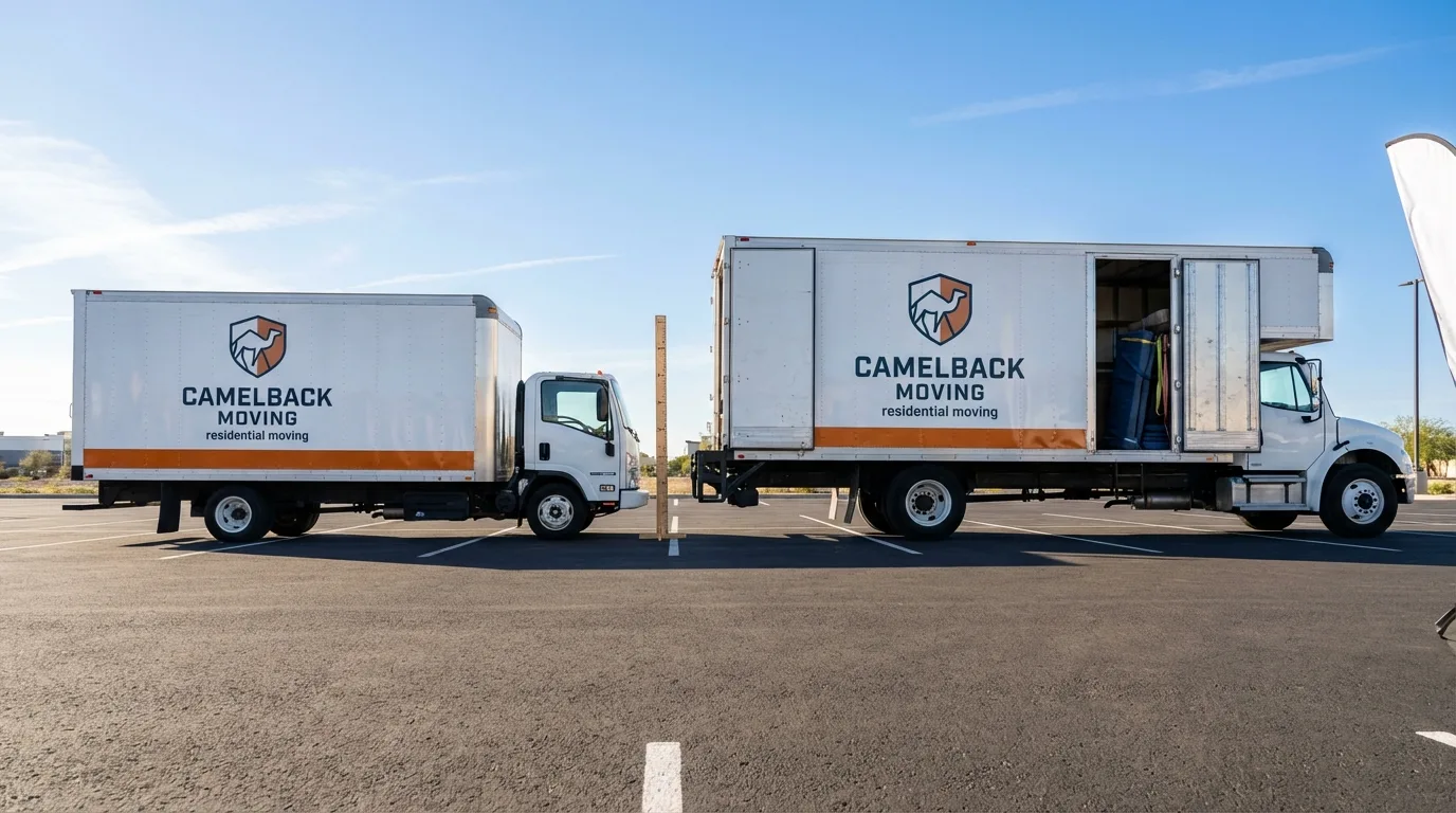 Moving truck size capacity guide in New Egypt